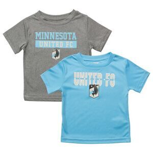 MLS Minnesota United FC Toddler Boys Poly T-Shirt 2-Pack in Team Colors, 2T